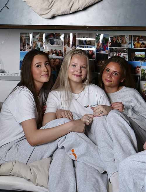 DYRK F&AElig;LLESSKABET: Skolet&oslash;j og merchandise med tryk